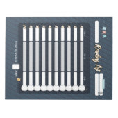 KIDS LESEN LIST Notepad Notizblock (Vorderseite)