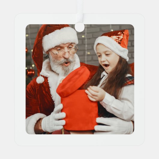 Kids Letter R Monogram Christmas Tree Ornament Aus Metall (Rückseite)