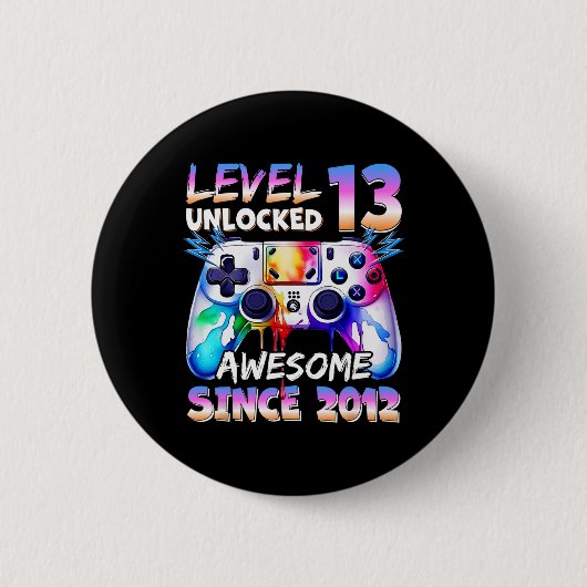 Kids Level 13 freigeschaltet Videospieler Toll sei Button (Vorderseite)