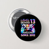 Kids Level 13 freigeschaltet Videospieler Toll sei Button (Vorne & Hinten)