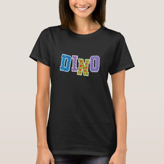 Kids Liebe Dinos T-Shirt (Vorderseite)