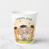 Kids Lion Elephant Giraffe Preschool Kindergarten Pappbecher (Vorderseite)