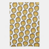 Kids Lion Jungle Animal Pattern Geschirrtuch (Vertikal)