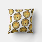 Kids Lion Jungle Animal Pattern Kissen (Rückseite)