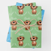 Kids Lion Roar Einige Personalisiert Geschenkpapier Set (Beispiel)