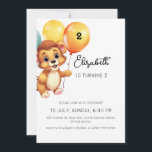 Kids Lion Sage Balloon Funny Birthday Party Einladung<br><div class="desc">Mit unserem zauberhaften Kids Lion Sage Balloon Funny Birthday Party Invitation - die perfekte Wahl für ein Safari-Fest, das wilde Abenteuer und unvergessliche Erinnerungen verspricht! Diese charmante Einladung ruft alle Party dazu auf, sich dem Vergnügen anzuschließen und Set für eine Dschungelinspirierte Extravaganza zu machen. Ob es sich um ein Safari-Thema...</div>