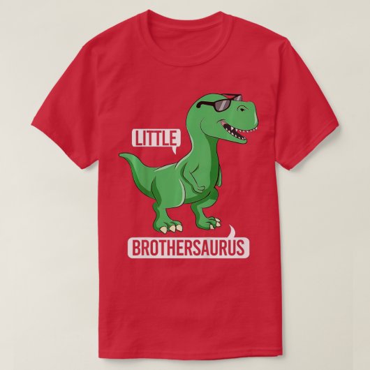 Kids Little Brothersaurus Rex Kleinkind Boy Dinosa T-Shirt (Design vorne)