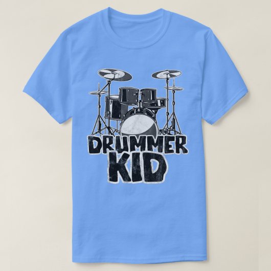 Kids Little Drummer Phantastisch Drum Kit für jung T-Shirt (Design vorne)