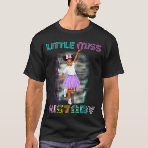 Kids Little Miss Black History Monat Frauen Geschi T-Shirt