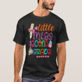 Kids Little Miss First 2nd Grade Back To School Gi T-Shirt (Vorderseite)