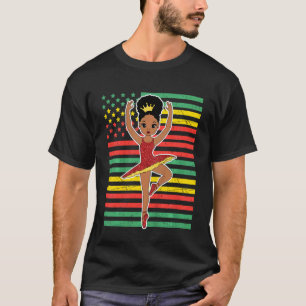 Kids Little Miss Juneteenth Prinzessin Black Girl T-Shirt