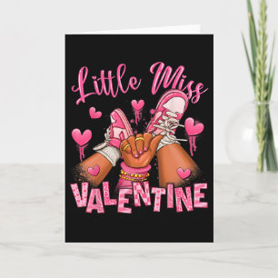 Kids Little Miss Valentine Afro-Sneaker Valentinst Karte