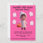 Kids Little Spooks Halloween-Party Einladung (Vorderseite)