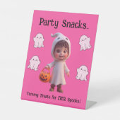 Kids Little Spooks Halloween-Party Snacks Sockelschild (Vorderseite)