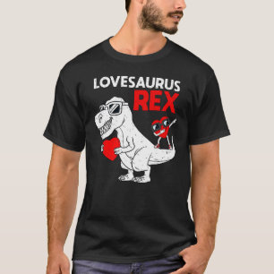 Kids Lovesaurus Rex Dab Heart Dino Kleinkind Boys  T-Shirt