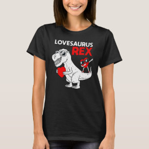 Kids Lovesaurus Rex Dab Heart Dino Kleinkind Boys  T-Shirt