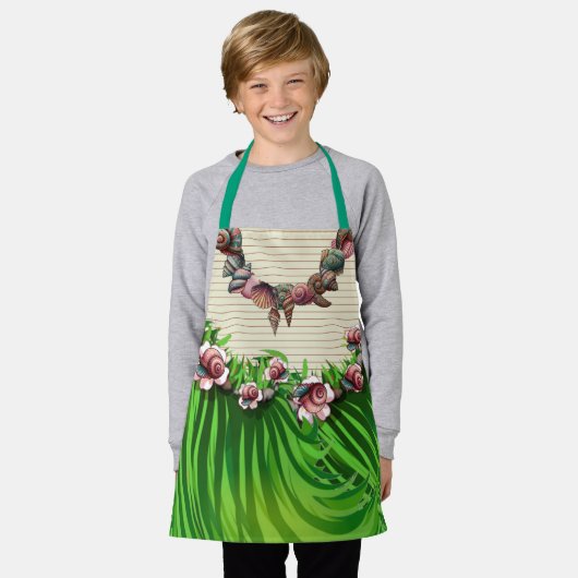 Kids Luau oder Let's Just Hula Schürze (Getragen)