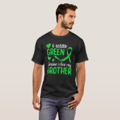 Kids Lymphoma Matching I Wear Green For My Brothe T-Shirt (Vorne ganz)