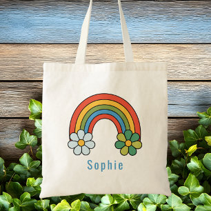 Kids Mädchen Süße Trendige Whimsical Regenbogen  Tragetasche