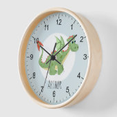 Kids Magic Green Dragon Cartoon Boys Kinderzimmer Uhr (Winkel)