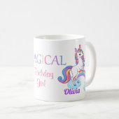 Kids Magical 3. Geburtstag Einhorn Tasse (VorderseiteRechts)