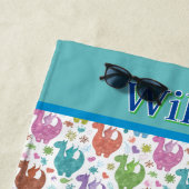 Kids maßgeschneidertes Dragon Beach Handtuch (Beispiel)