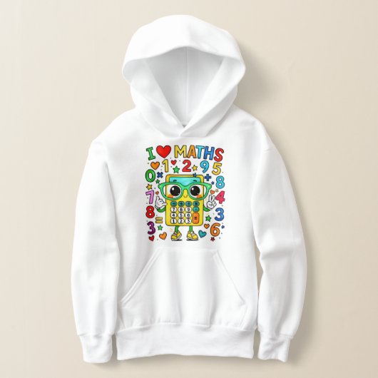 Kids Maths Numbers Hoodie | I Love Maths (Ablage )