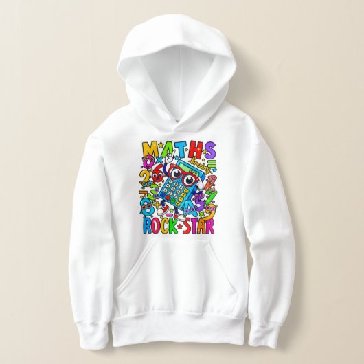 Kids Maths Rock Star Hoodie | Primary School UK (Ablage )