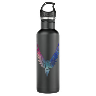 Kids Maverick Galaxy Logo - Logan Paul Merch Class Edelstahlflasche