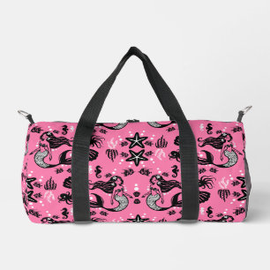 Kids Meerjungfrau Pink Duffle Bag