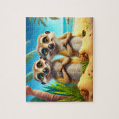 Kids Meerkats Jigsaw Puzzle - Tropical (Vertikal)