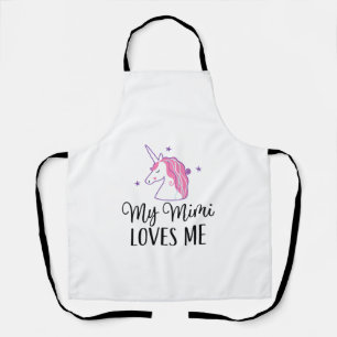 Kids Mein Mimi Liebt Mich Mädchen Einhorn Enkelin Schürze