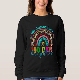 Kids Meine Schüler sind 100 Tage heller - Lehrer L Sweatshirt