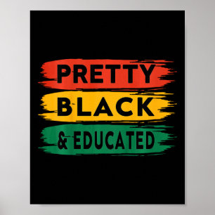 Kids Melanin Schwarze Geschichtsmonat  Poster