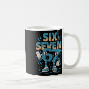 Kids Meme 67 Sechs Sieben 6 7 Italienischer Brainr Kaffeetasse