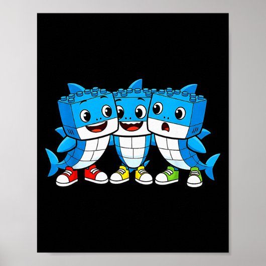 Kids Meme Funny Italian Brainrot Kids Boys Girl Me Poster (Vorne)