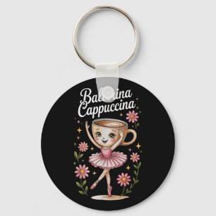 Kids Meme Italian Brainrot Ballerina Cappuccina T- Schlüsselanhänger