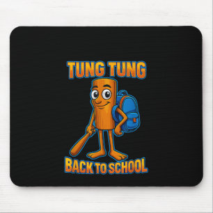 Kids Meme Tung Tung Sahur Italienisches Brainrot z Mousepad