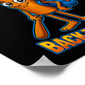 Kids Meme Tung Tung Sahur Italienisches Brainrot z Poster (Ecke)