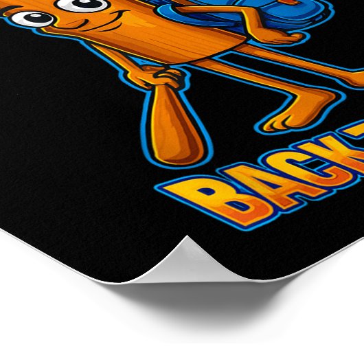 Kids Meme Tung Tung Sahur Italienisches Brainrot z Poster (Ecke)