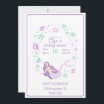 Kids Mermaid Birthday Splash Einladung<br><div class="desc">Wir laden Sie zu einer Kindermädchen Geburtstagsparty ein! Kommen Sie und besuchen Sie uns,  um sich im Swimmingpool zu amüsieren,  wo Sie mit Meerjungfrauen schwimmen,  Muscheln und Blasen spielen und köstliche Leckereien mit Meeresbezug genießen können. Vergessen Sie nicht,  Badeanzug und Handtuch mitzubringen!</div>