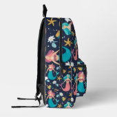 Kids Mermaid Mit Monogramm Rucksack (Links)