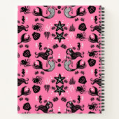 Kids Mermaid Pink Notizblock (Rückseite)