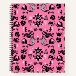 Kids Mermaid Pink Notizblock