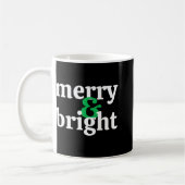 Kids Merry Bright Christmas T Shirt Kaffeetasse (Links)