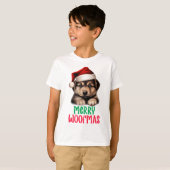 Kids Merry Woofmas T-Shirt (Vorne ganz)
