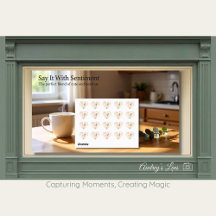 Kids Miniature Horse Valentine Heart Sticker