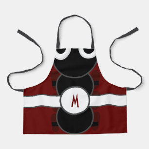 Kids Mit Monogramm Black Ant Schürze