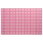 Kid's Mit Monogramm "M" rosa Elche Stoff (Yard (91,4 cm))