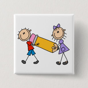 Kids mit Stift Button